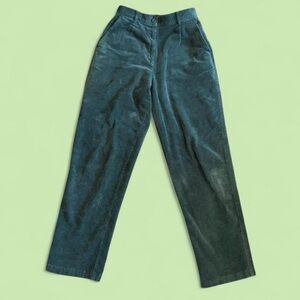 L.L. Bean Forest Green Corduroy Pants